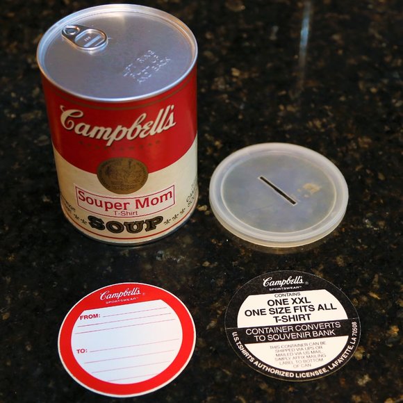 Vintage 1988 Campbell Souper Mom size XXL T-shirt Andy Warhol - Picture 4 of 7